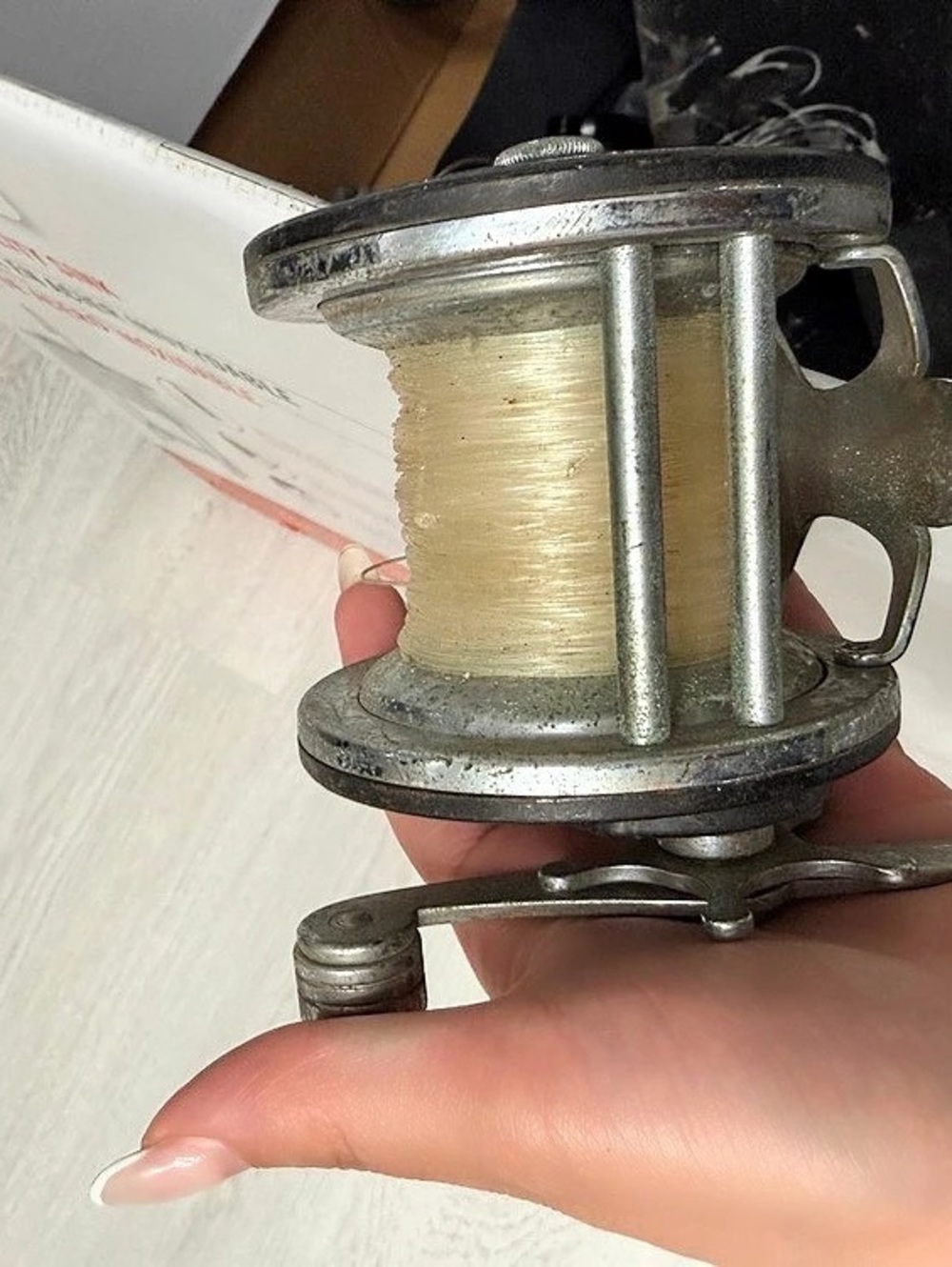 Penn Long Beach No. 65 Fishing Reel Black & Silver